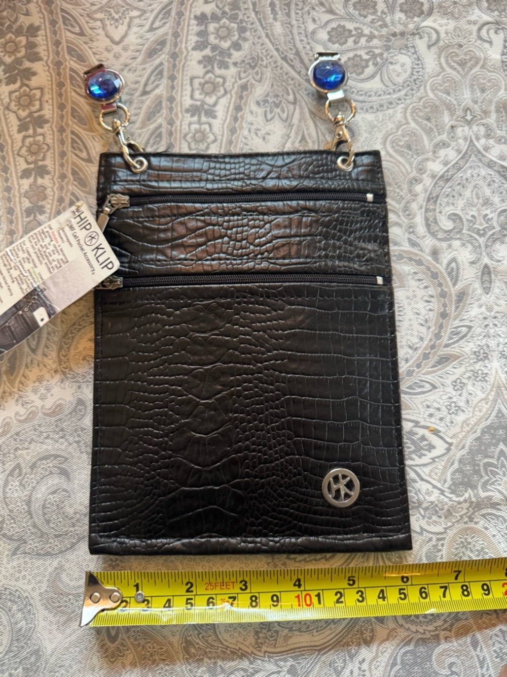 The Hip KLIP Waistband Black Bag Jeweled NWT - Picture 5 of 10
